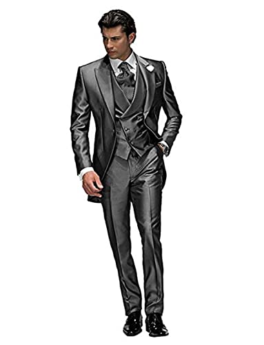 Costume Tailcoat Homme Ajusté : Finis les Plis pour Votre Mariage et Vos Galas