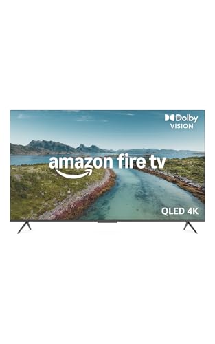 Amazon Fire TV Omni QLED-Serie (neueste Generation), 75-Zoll Smart TV in 4K Ultra HD, HDR10+, Dolby Vision, Dolby Audio, Quad-Core-Prozessor, Sprachsteuerung mit Alexa
