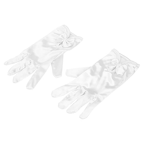 Girls White Elegant Gloves for Princess Tea Party Birthday Cosplay4