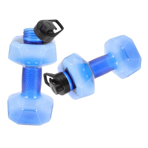 2 bouteilles d'eau de sport grande capacité avec couvercle étanche pour le fitness