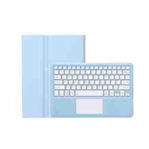 Clavier Tactile détachable Samsung Tab S9 Ultra étui cuir bleu ciel