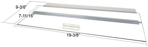 Aquarium Glass Canopy for Aquariums with and Without Center Brace, 10 Gallon to 200 Gallon Aquariums...
