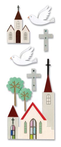 Jolee'S Boutique Dimensional Stickers-Church