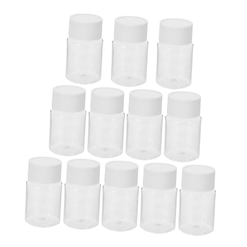 Beatifufu 12 Piezas Botellas de Viaje Reutilizables Almacenamiento Transparente Recargables y Prueba de Fugas para y Cosméticos