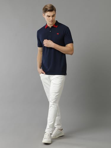 Image of ADRO Mens Polo T Shirt -100% Cotton Polo Tshirt for Men | Solid Polo T-Shirt Regular fit