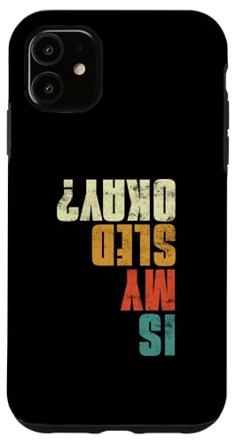 Carcasa para iPhone 11 Is My Sled Okay Funny Snowmobile Trineo Montar Retro Vintage