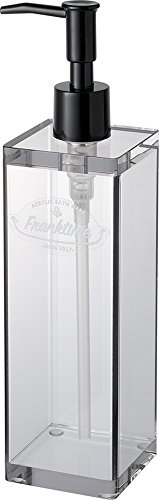 リス ディスペンサー フランクタイム クリアグレー ソープディスペンサーM 500ml