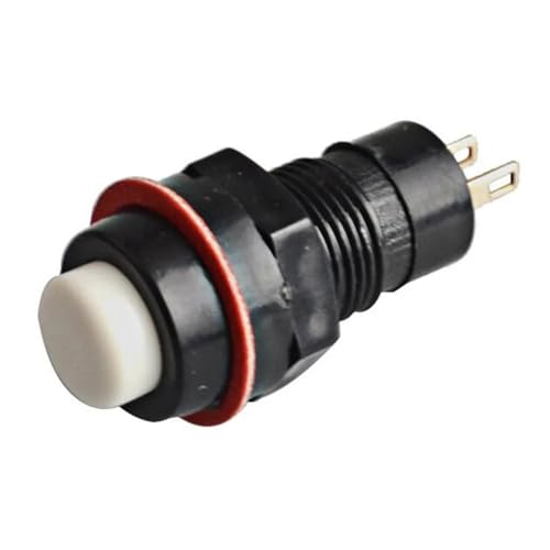 Bouton-poussoir 10mm à impulsion fiable et réinitialisable pour circuits miniatures