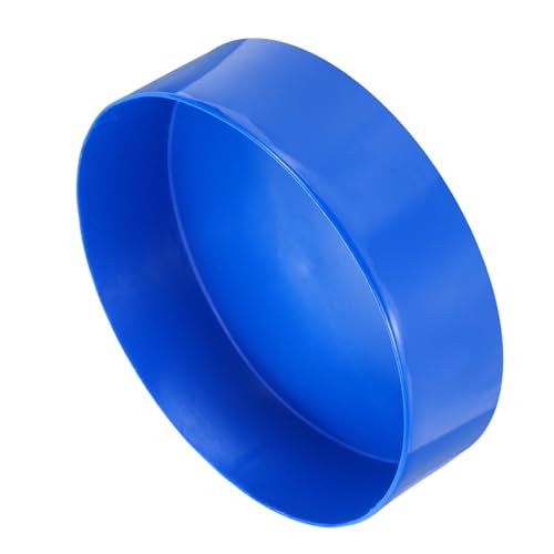 Image of uxcell 2pcs Rubber End Caps 190mm(7 1 /2 Inch) ID x 80mm(3 1 /8 Inch) H Vinyl Round Tube Bolt Cap Cover Screw Thread Protectors Blue