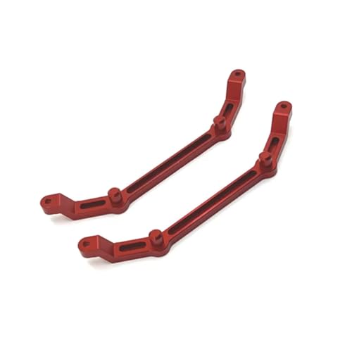 Colonne fixe en métal rouge pour coque MN128 Wrangler 1/12
