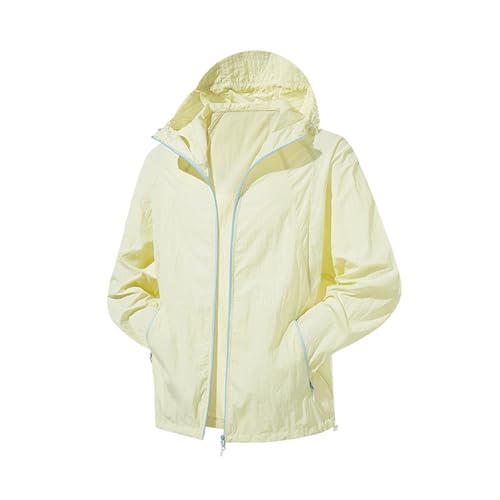 Combinaison homme légère été avec capuche ensemble jaune taille M - 2