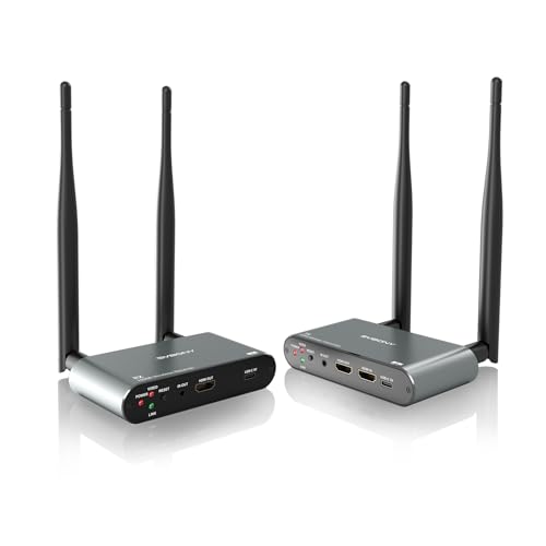 SVBONY TransAir2 HDMI Wireless, 4K a 30 Hz, Portata 300m, Supporta da 1 TX a 4 RX Max, Latenza...