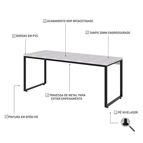 Mesa Kuadra Diretor 180X70X75cm