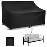 Schutzhülle für Gartenbank,162x66x89CM Gartenbank Abdeckung Wasserdichtes,Abdeckung gartenbank Winterfest Oxford-Geweb für abdeckung gartenbank 2~3 sitzer,abdeckung gartenbank