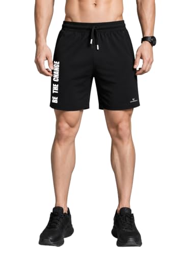 Image of Dpassion Quick Dry Polyester Sport Shorts for Men | Gym, Running and Training Shorts