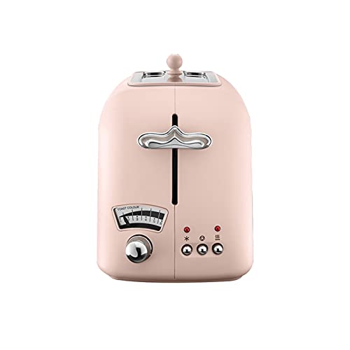 YAYA2021-SHOP Brotbackautomat Toaster 2 Slice-Toaster 6 Arten von Getriebekontrolle, Waffeln, Kleiner Retro-gleichmäßig…