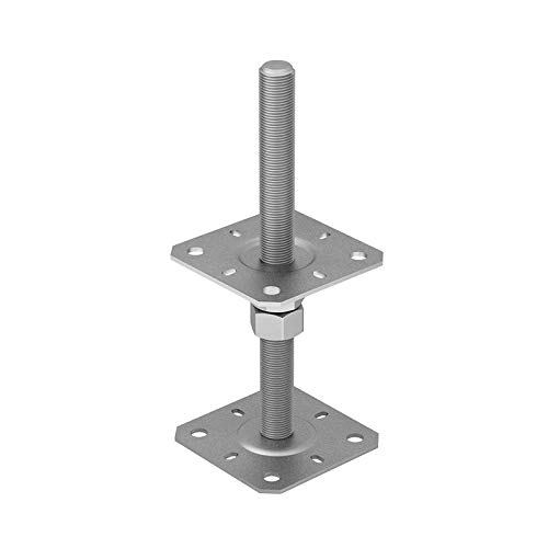 Preisvergleich Produktbild Stützenfuß Pfostenträger, höhenverstelbar zum Aufschrauben - PSR M20 - M20 80x249