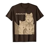 Zion, Utah Vintage Wolves Roadtrip Station-service Souvenir T-Shirt