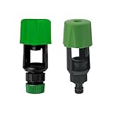 Piezas exquisitas: el conector de manguera de grifo se compone de un botón giratorio, una junta, una parte de control de grifo y una salida de agua, que es muy fuerte y no se filtra fácilmente, y puede conectar la mayoría de grifos de cocina, baño y jardín a tus tuberías de manguera.