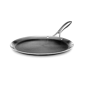 HexClad Hybrid Nonstick 12-Inch Gri...