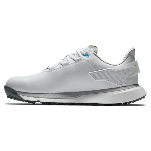 FootJoy Men's Pro/SLX Golf Shoe White/White/Grey, 9 UK Wide - Image 2