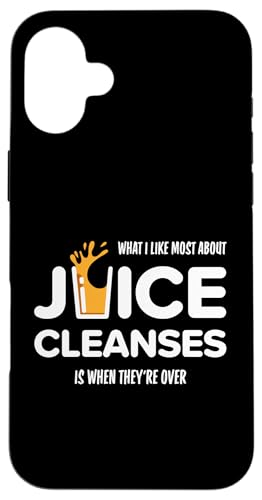 Funny Juice Cleanse Funny Healthy Dieting �i�� �X�}�z�P�[�X iPhone 16 Plus �p