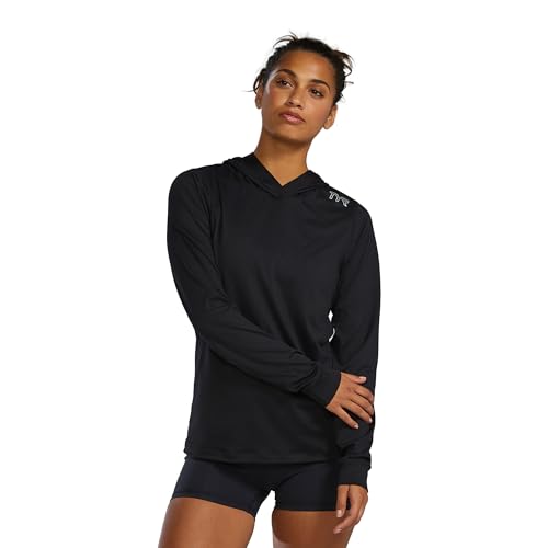 TYR Sudadera Deportiva Tech Performance con capucha para mujer ideal para entrenar al aire libre