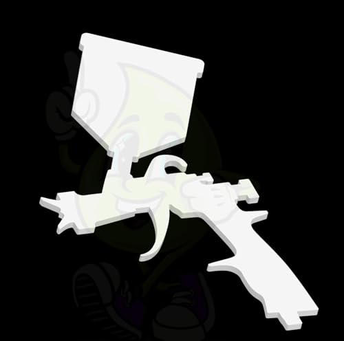 Blank Spray Gun Panel for Painting and Crafts
