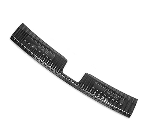 Lightbuddy 新型 X-TRAIL エクストレイル T33 2022年7月〜現行専用 ステップガーニッシュ プロテクター ガード サイド スカッフプレート ブラック (トランク ガード 内側)