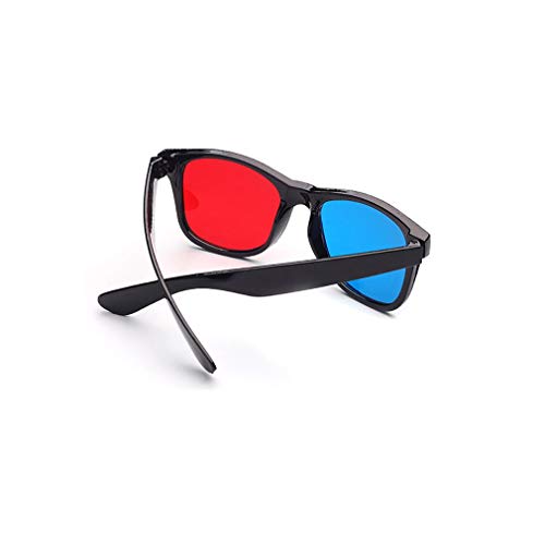Universele 3D-bril TV Movie Dimensional Anaglyph Video Frame 3D-bril blauw en rood - Image 6