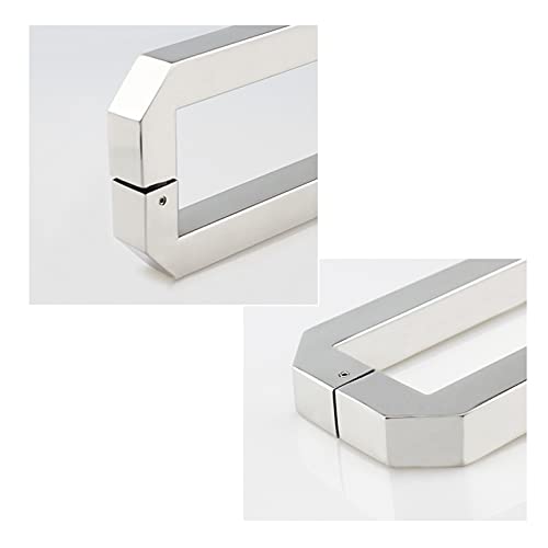 Manija de puerta de ducha de 450mm con hardware de alta gama 4