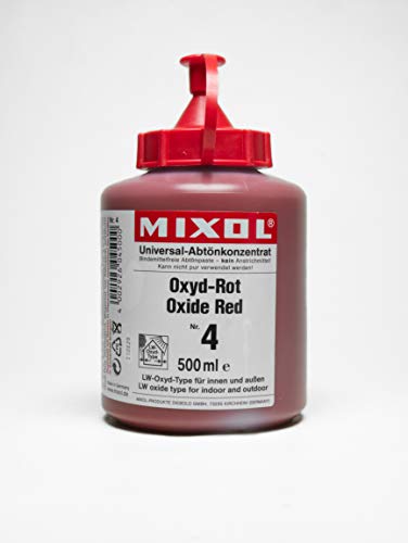 Mixol 4002926045000 - Concentrado universal para tintes (500 ml, 4 unidades, óxido rojo)