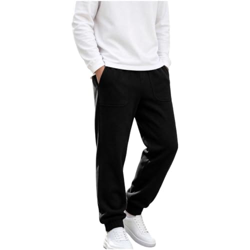 Sweatpants for Boys Cotton Pull On Elastic Waist Casual Kids Jogger Pants - image 1