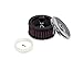 K&N 60-0403 Round Air Filter Assembly 2-3/16" Or 2-5/18" Flg 4"Od Chrome Top (3)