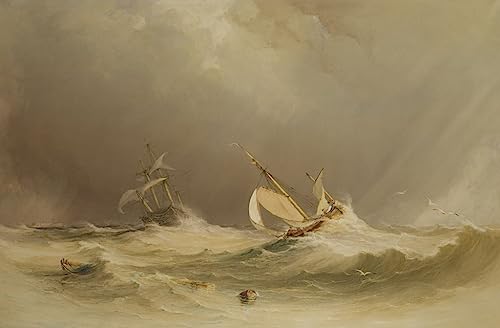 Cuadro en lienzo de Portsmouth, arte clásico de 60x90cm de alta calidad