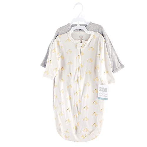 Image of Hudson Baby Unisex Baby Cotton Long-Sleeve Wearable Sleeping Bag, Sack, Blanket