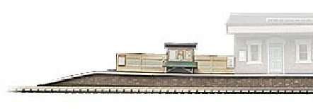 Superquick Island Platform - 1/72 OO/HO - Card Model Kit