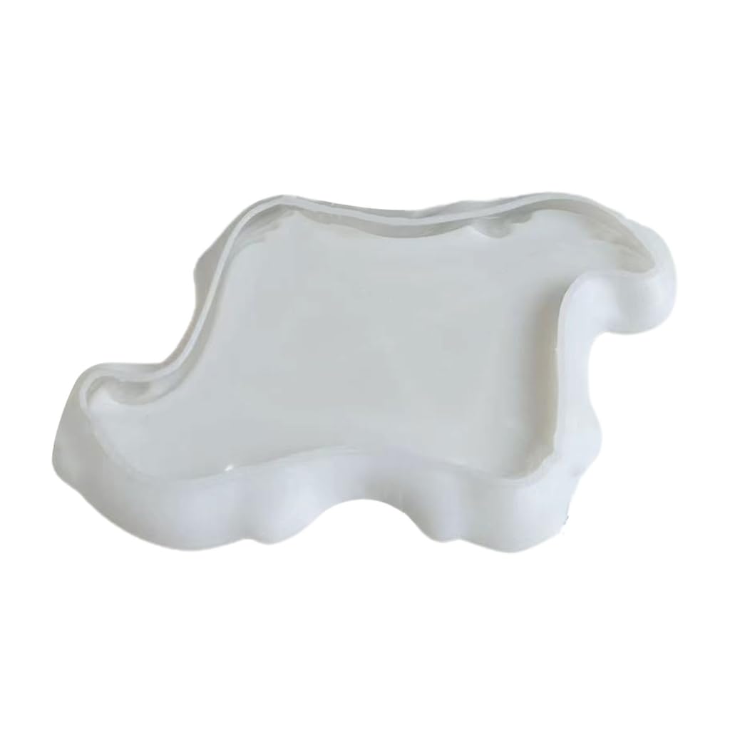 Xagmodshn B Elegant European Silicone Tray Mold Epoxy Resin Casting Molds Gypsum Cement Mould Desktop Home Decorations