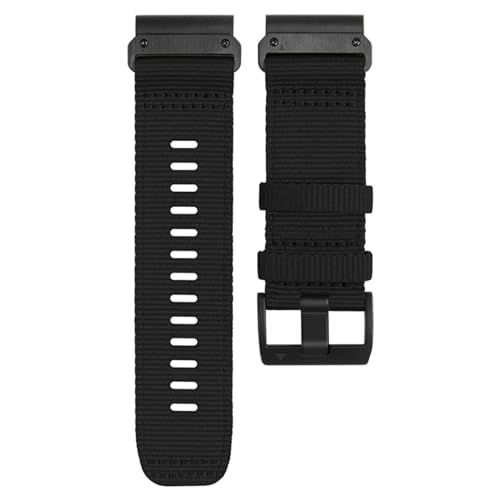 YOOSIDE Rugged Nylon Watch Strap for Garmin Fenix 7X / 6X / 5X/Enduro - Image 2