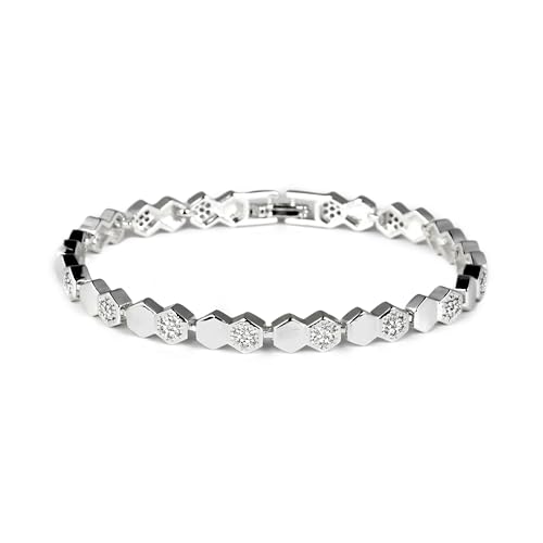 Bracelet Lyth finition argent LUXENTER : sublimer votre style quotidien et vos tenues de soirée
