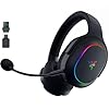 Razer Barracuda X Chroma Wireless Gaming Headset: 2.4GHz Wireless & Bluetooth - Lightweight - Chroma RGB - 40mm Drivers - Cardioid Mic - 70 Hr Battery - for PC, Mac, PS5, Switch, Smartphone - Black