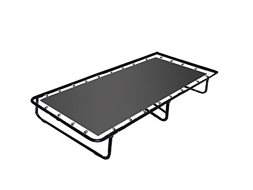 Spinal Solution Fully Assembled Portable Folding Cot Bed With Mattress, Twin, Beige - Thumbnail 5