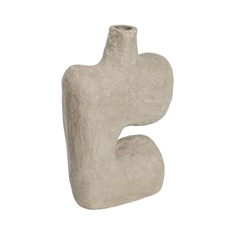 Bloomingville Grey Paper Mache Vase Cover