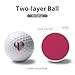 U.S. and Missouri Flags Print Golf Balls for Men Women Practice Training Golf Balls for Indoor Outdoor Use