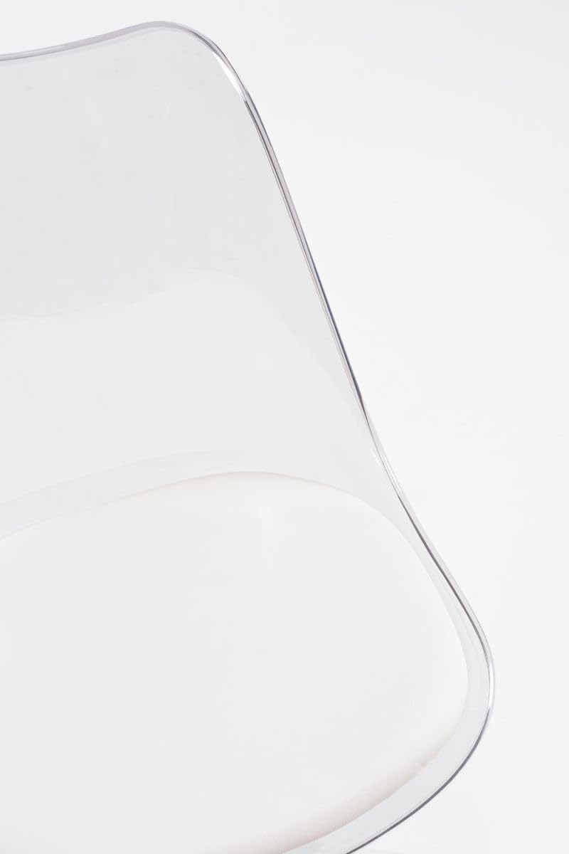 Regalos Miguel - Silla de Oficina Blanca Neo Transparente - Máxima Ergonomía - Ideal para Escritorio y Gaming