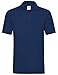Price comparison product image Fruit of the Loom Premium Mens Short Sleeve Polo Shirt (L) (Deep Navy)