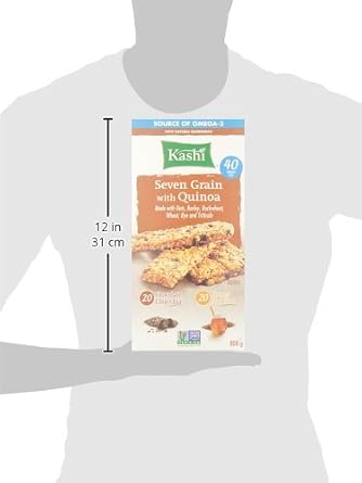KASHI Seven Grain with Quinoa Bars, 40 Count