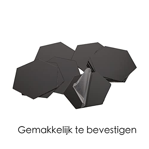 Spiegel Sticker Set - Goudkleurig - 18 x 16 cm - Waterproof - Afbeelding 6