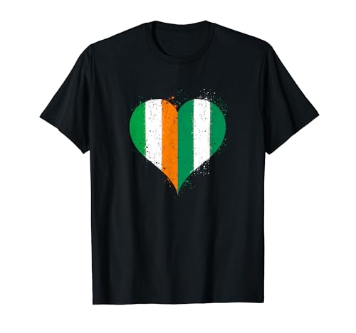 �A�C�������h�ƃi�C�W�F���A�̊������A�C�������h�ƃi�C�W�F���A�̐S Nigeria Ireland Flag T�V���c
