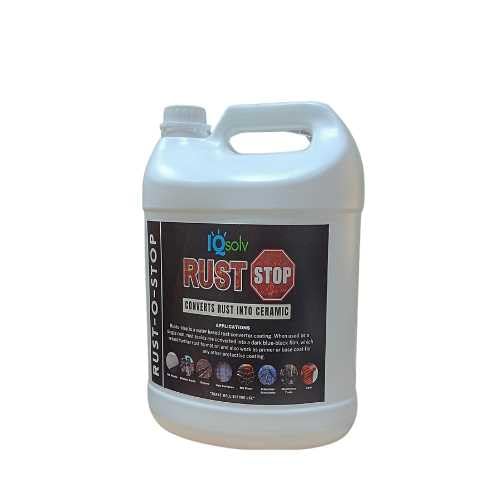 IQsolv RUST-O-STOP : (5kg) Advanced Rust Converter | Electrochemical Neutralizer | Forms Protective Black Coating | Advanced rustproofing solution for iron and rusted surfaces | Ideal for Metal Surfaces & Corrosion Control
